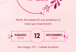 Eu vou fazer convites de aniversário interativo