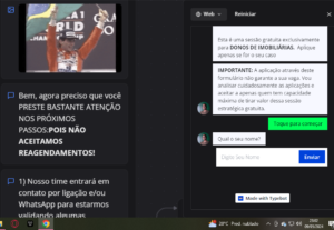 Eu vou criar e configurar um typebot p seu infoproduto ou fs...