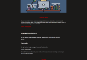 Eu vou fazer um site bem simples para você