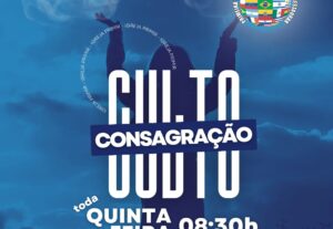 Eu vou criar banners/folders para o culto/evento da sua igre...