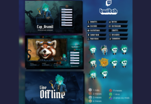 Eu vou criar 3 overlays pra você