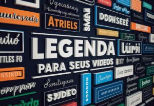 Eu vou implementar legendas em seus vídeos profissionalmente
