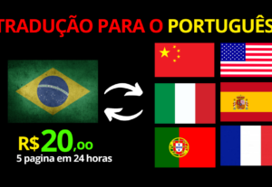 Eu vou traduzir seu texto Inglês para o português em 24H