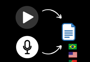 Eu vou transcrever seu áudio/vídeo em texto
