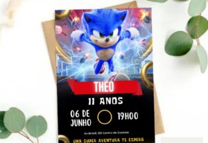 Eu vou fazer o seu convite de aniversário personalizado