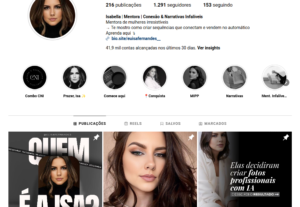 Eu vou estruturar o seu perfil profissional no Instagram