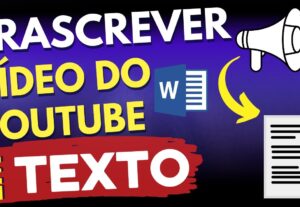 Eu vou transcever seu vidéo para texto ate 24 horas