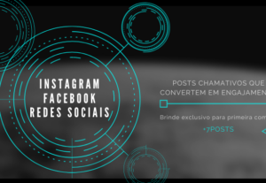 Eu vou Fazer7 posts para suas redes sociais