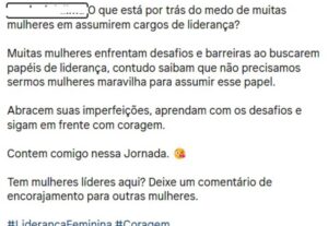 Eu vou fazer legendas criativas para posts