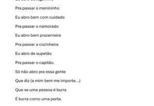 Eu vou digitar texto para você.