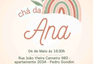 Eu vou fazer um convite lindo para o seu evento