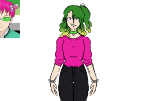 Eu vou fazer um desing de personagem para você