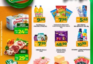 Eu vou seu encarte de mercado, cuidadoso e profissional