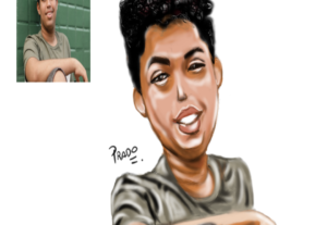 Eu vou fazer Caricaturas personalizas em formato digital.