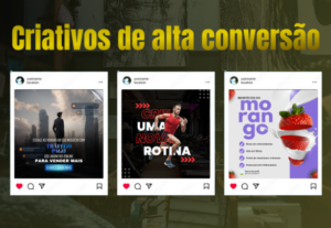 Eu vou entregar criativos de alta conversão para redes socia...