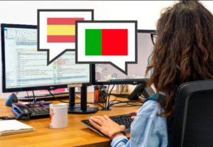 Eu vou transcrever e/ou traduzir do português ao espanhol