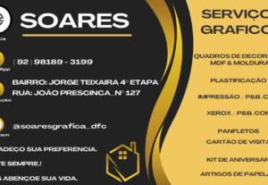 Eu vou Fazer Cartão de Visita, Panfletos e Logo Marca