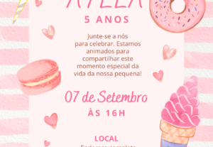 Eu vou criar convites personalizados e únicos.