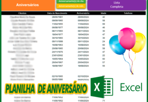 Eu vou Fazer uma Planilha Automatizada de Aniversários