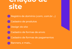 Eu vou Criar seu site/ loja online