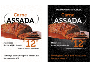 Eu vou Criar seus flyers e panfletos