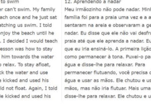 Eu vou Rescrever seu texto do inglês para português