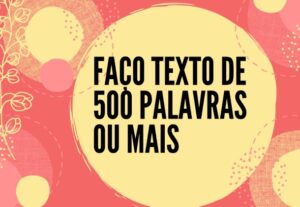 Eu vou te ajudar digitando textos.
