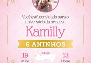 Eu vou fazer Convites de aniversário e casamentos
