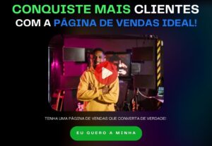 Eu vou criar sua página de vendas, landing page para seu plr