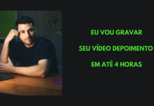 Eu vou gravar a propaganda para o seu produto/serviço em 4h