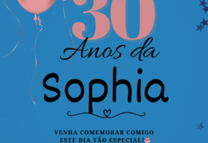 Eu vou Fazer ou editar para você convites de aniversários
