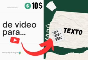 Eu vou transcrever seu video para texto