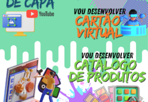 Eu vou Fazer Capa De vídeo Do YouTube/Cartão Virtual/Catálog...