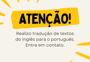Eu vou fazer tradução de textos