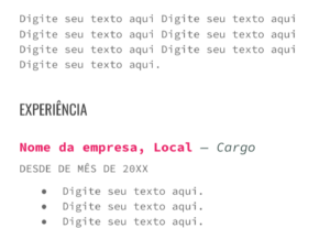 Eu vou fazer seu currículo digital em poucas horas