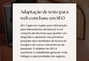 Eu vou fazer revisão e correção de textos. Com qualidade.