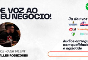 Eu vou gravar uma locução profissional para seu projeto