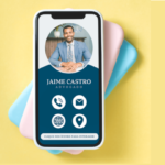Eu vou criar o seu cartão de visitas interativo virtual