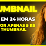 Eu vou fazer thumbnails chamativas para o seu canal