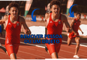 Eu vou remover um objeto ou uma pessoa da sua foto