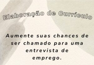 Eu vou fazer seu currículo profissional