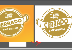 Eu vou vetorizar ou criar a sua arte no CorelDraw