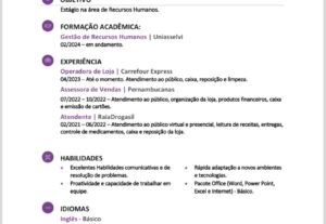 Eu vou criar vídeos, currículos e textos personalizados