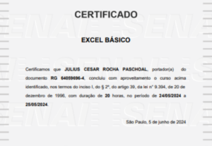 Eu vou Elaborar Planilha no Excel
