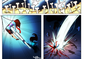 Eu vou fazer uma pagina de comic/capitulo de 19 paginas