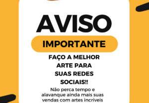 Eu vou fazer a melhor arte para o perfil da sua empresa