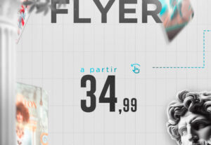 Eu vou criar um flyer digital