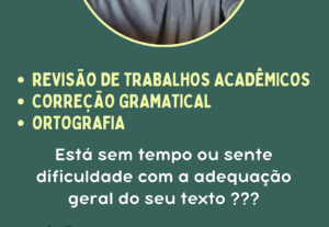 Eu vou fazer a correção ortográfica e formatação do seu text...