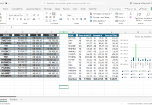 Eu vou fazer planilhas para você no excel.