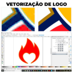 Eu vou vetorizar seu logotipo profissional